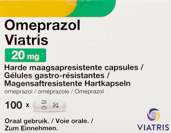 Omeprazol Viatris 20mg Caps 100 5