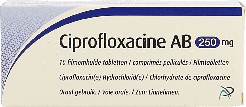 Ciprofloxacine Ab 250mg Filmomh Tabl 10 X 250mg 1