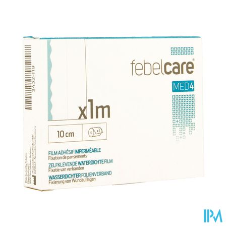 Febelcare Med4 Film Zelfklevend Wtp 10cm 1m 1