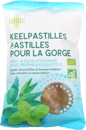 Mph Keelpastilles Munt&eucalyptus 80g 2