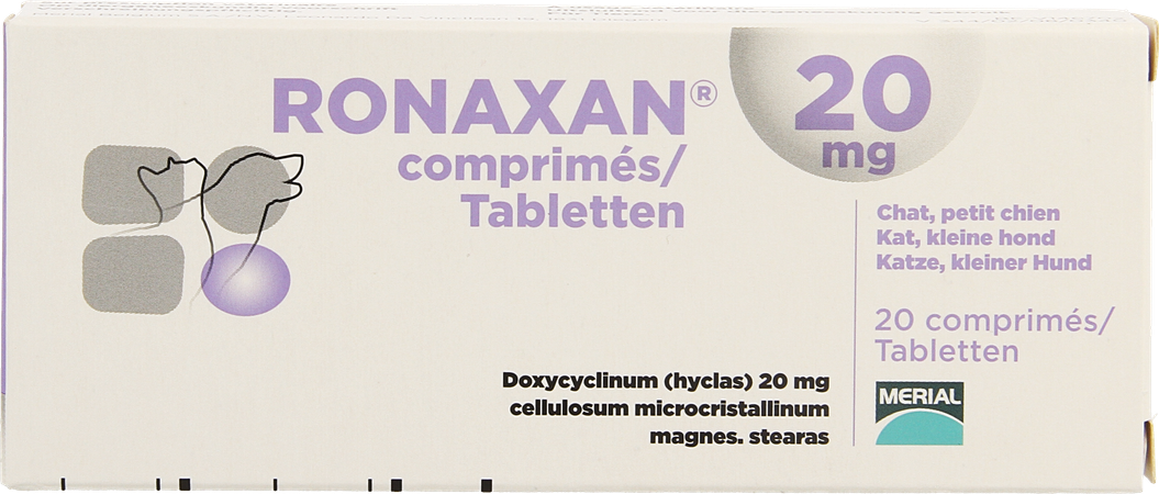 Ronaxan 20 Comp. 20 Vet 2