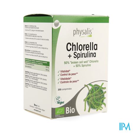 Physalis Chlorella + Spirulina Bio Comp 200 1