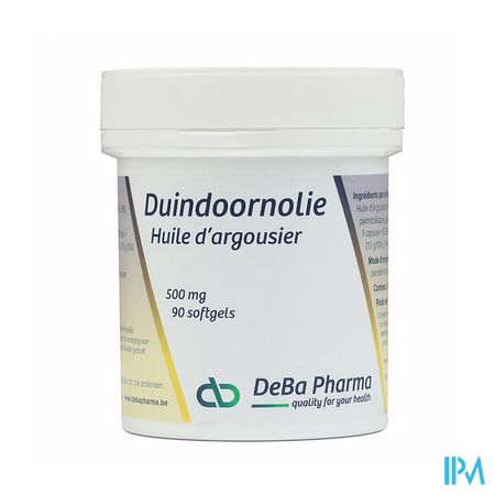 Duindoorn Olie Softgel 90x500mg Deba 1