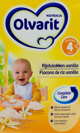 Olvarit Rijstvlokken Vanille Nf 225g 3