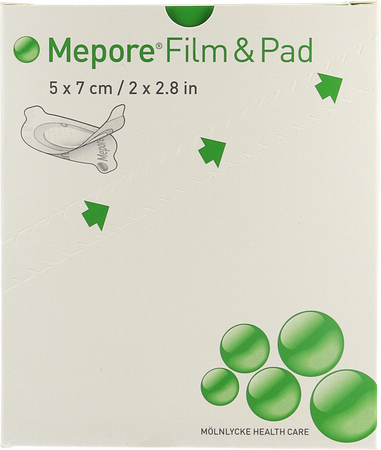 Mepore Film + Pad Oval 5x 7cm 85 275200 1