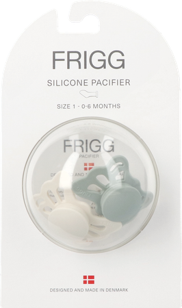 Frigg Fopspenen Butterfly T1 Silicon Cream/sage 2 1