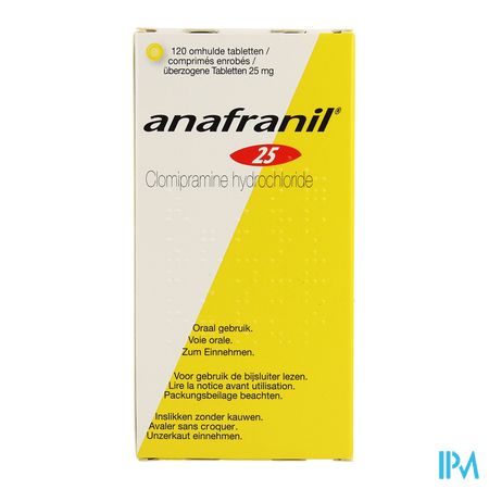 Anafranil 25mg Comp Pell 120 X 25mg 3
