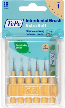 Tepe Interdental Brush 0,45mm Orange X-soft 6 1