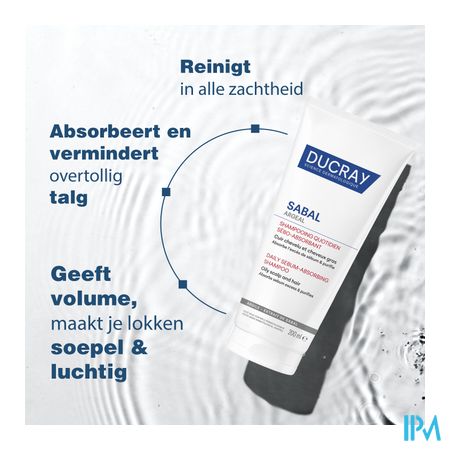 Ducray Sabal Argeal Dag. Sh Talgabsorberende 200ml 5
