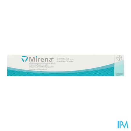 Mirena Pi Pharma 20mcg/24u Syst.intra Uterin 1 Pip 1