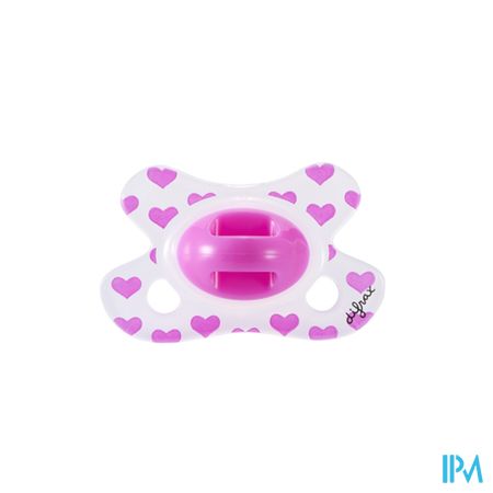 Difrax Fopspeen Newborn Dental Sil Girl-2/2m 1 796 10