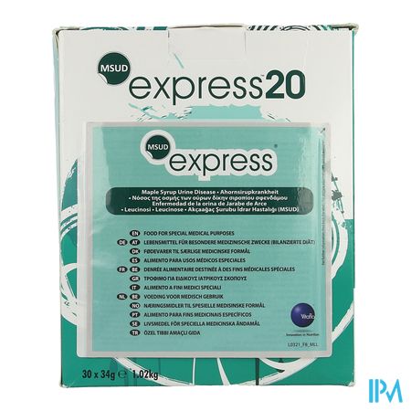 Msud Express 20 Non Aromatise 30x34g 1