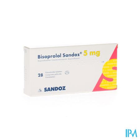 Bisoprolol Sandoz 5mg Tabl 28 X 5mg 2
