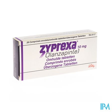 Zyprexa Comp Enrobe - Omhulde Comp 28 X 10mg