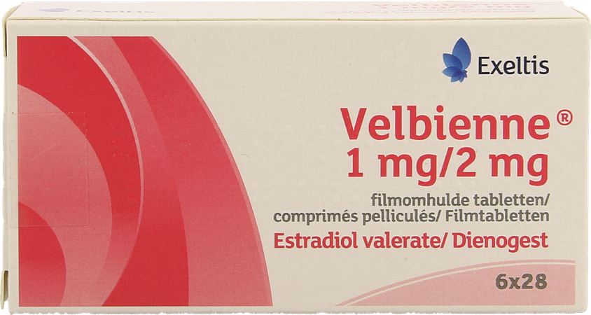 Velbienne 1mg/2mg Filmomh Tabl 6 X 28 1