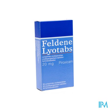 Feldene Lyotabs Pi Pharma Comp 30 X20 mg Pip