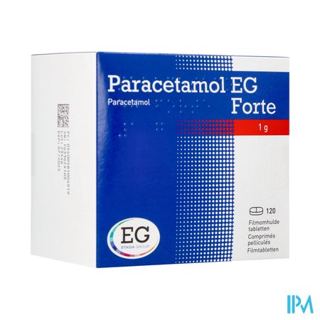 Paracetamol EG Forte 1G Comp Pell 120