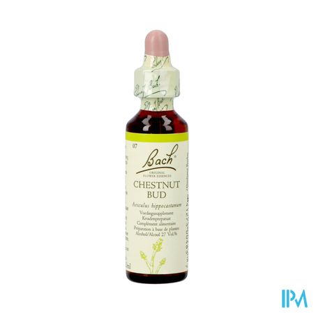 Bach Flower Remedie 07 Chestnut Bud 20ml