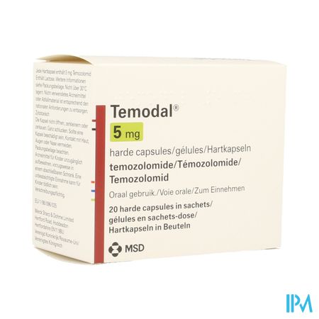 Temodal 20 Gell 5mg