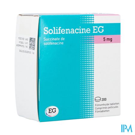 Solifenacine EG  5Mg Filmomh Tabl 200 Pvc/Alu