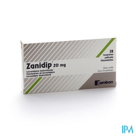 Zanidip Comp 28 X 20mg