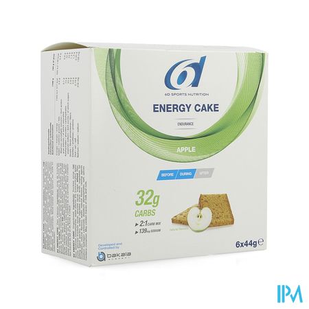 6d Sixd Energy Cake Apple 6x44g