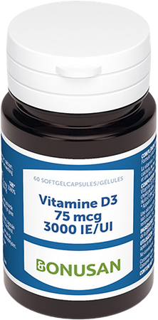 Vitamine D3 75mcg/ 3000 Ie Softcaps 60 Bonusan 3