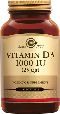 Solgar Vitamin D-3 25mcg/1000iu Softgel 250 1