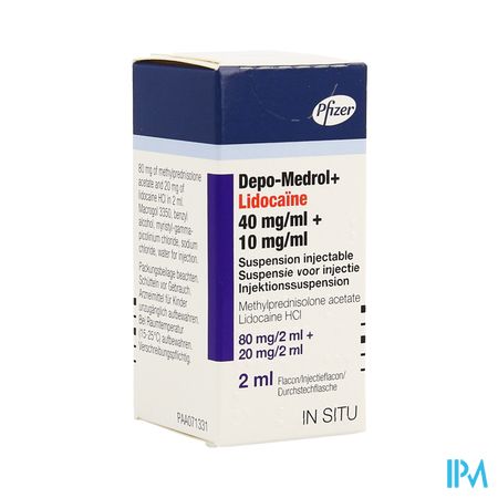 Depo-medrol Lidoc 80mg Vial 40mg/ml 1 X 2ml