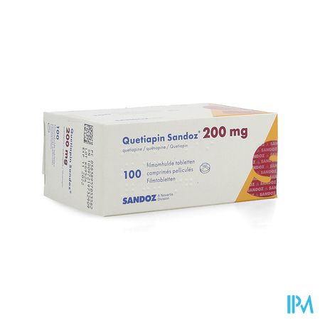 Quetiapin Sandoz Filmomh Tabl 100 X 200mg