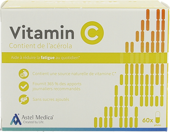 Astel Vitamin C Caps 60 10