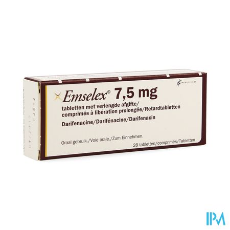 Emselex Verlengde Afgifte Tabl 28 X 7,5mg