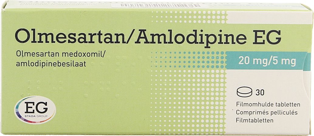 Olmesartan Amlodipine EG 20Mg/ 5Mg Film.Tabl  30 1