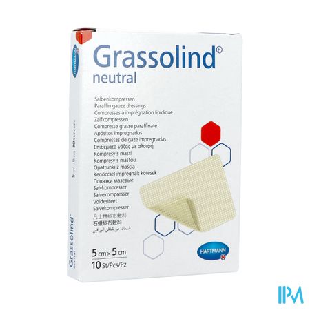 Hartmann Grassolind 5x5cm St. 10 P/s