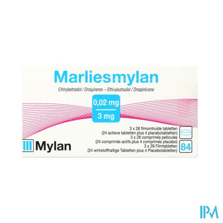 Marliesviatris 0,02mg/3mg Comp Pell 84 4
