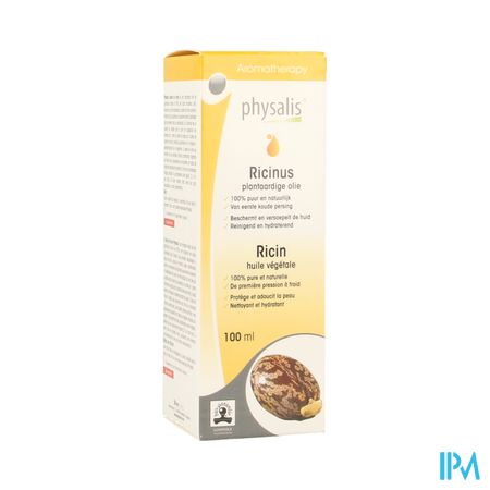 Physalis Plantaardige Olie Ricinus Bio 100ml 3