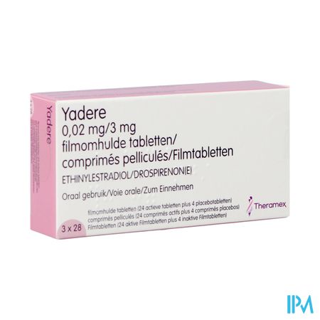 Yadere 0,02mg/3mg Filmomh Tabl 84