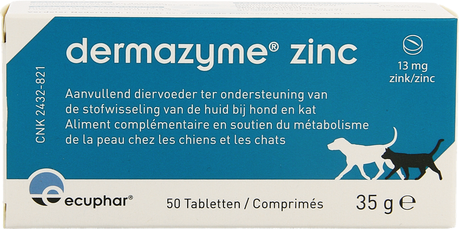 Dermazyme Zink Hond Comp 50 2