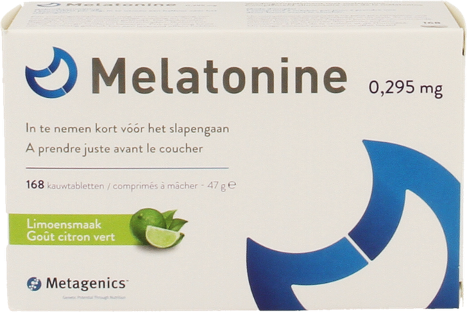 Melatonine 0,295mg Kauwtabl 168 Metagenics 2