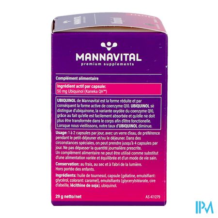 Mannavital Ubiquinol Caps 60 3