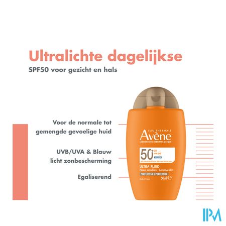 Avene Zon Spf50+ Ultra Fluid Perfector 50ml 8