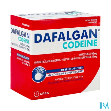 Dafalgan Codeine 500mg/30mg Bruistabletten 40