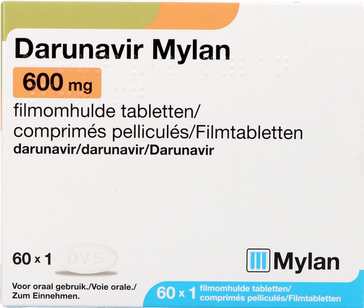 Darunavir Viatris 600mg Comp Pell 60 1