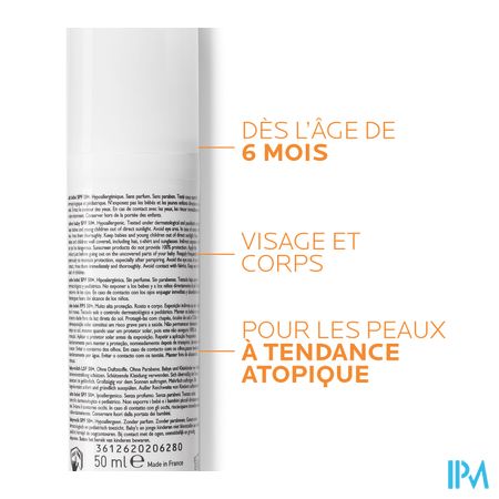 La Roche Posay Anthelios Lait Baby Ip50+ 50ml 4