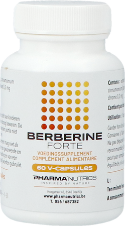 Berberine Forte V-caps 60 Pharmanutrics 1