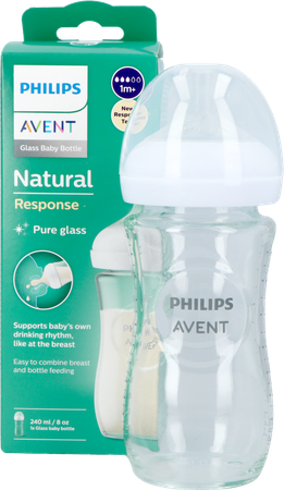 Philips Avent Natural 3.0 Zuigfles Glas 240ml 12