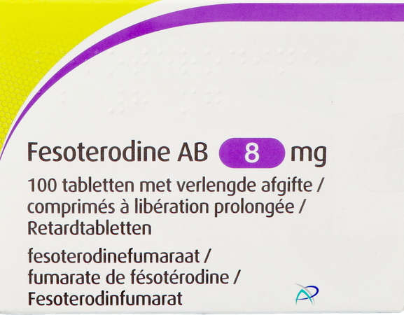 Fesoterodine Ab 8mg Liberation Prolongee Comp 100 1