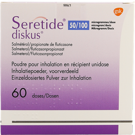 Seretide Diskus Dos 60 50mcg/100mcg 4