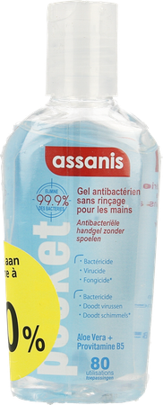 Assanis Pocket Gel Duo 2x80ml 2eme -50% 1