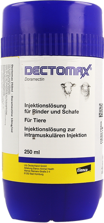 Dectomax 10mg/ml Sol Inj 250ml Pip